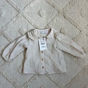 Zara toddler blouse 12-18M NWT